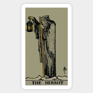 The Hermit Tarot Card Sticker